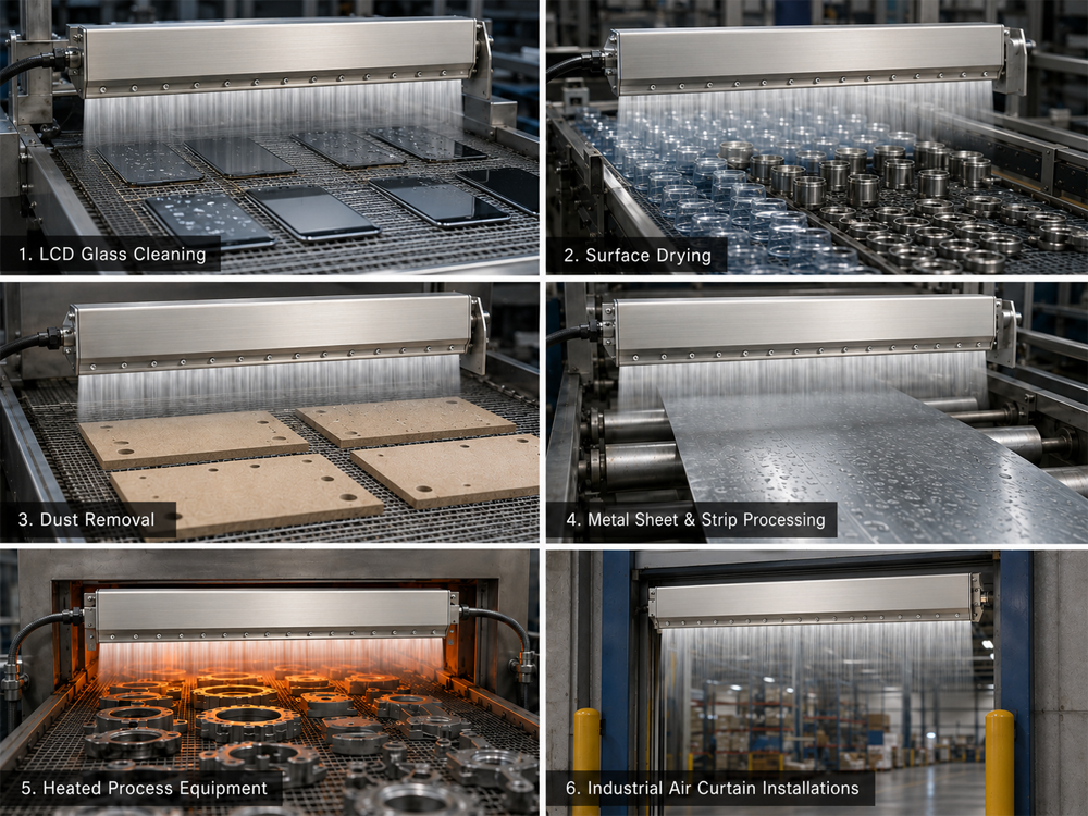 Escenarios de uso multiindustrial del cuchillo de aire 1
